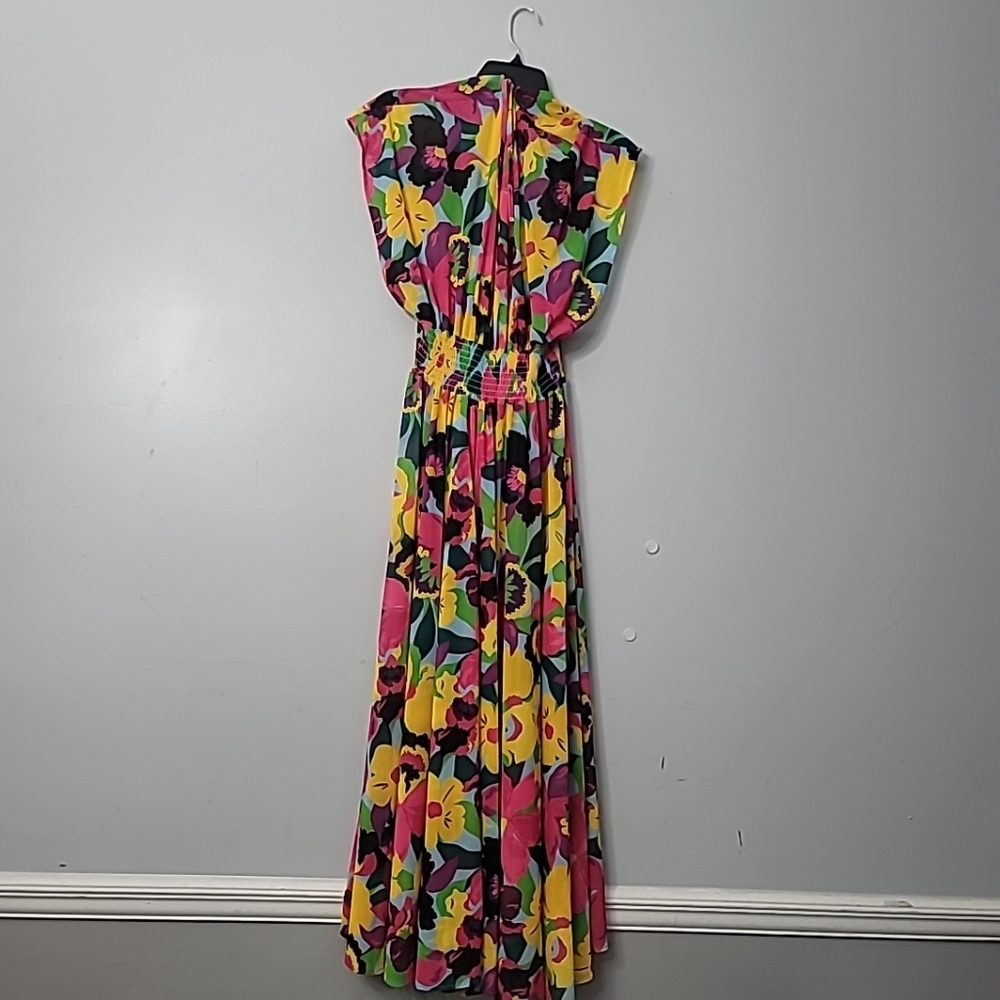 Kate Spade New York Orchid Bloom Maxi Cover  Up Maxi Dress - Picture 9 of 15